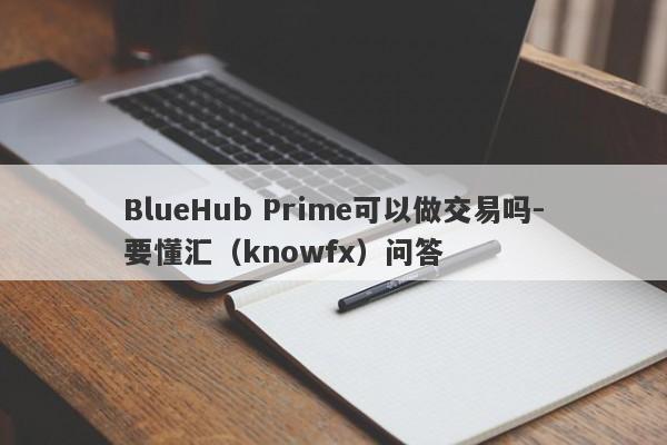 BlueHub Prime可以做交易吗-要懂汇（knowfx）问答