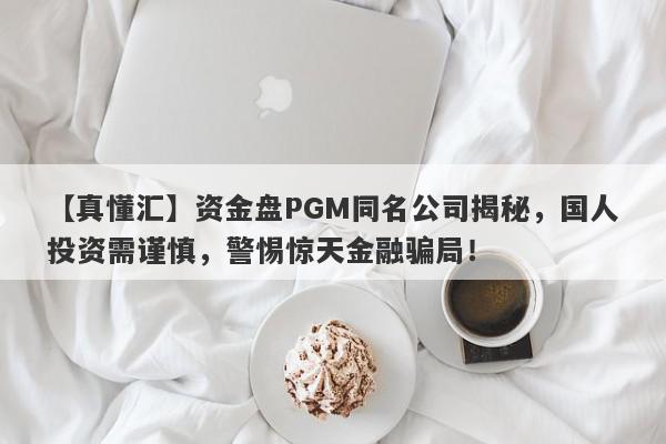 【真懂汇】资金盘PGM同名公司揭秘，国人投资需谨慎，警惕惊天金融骗局！