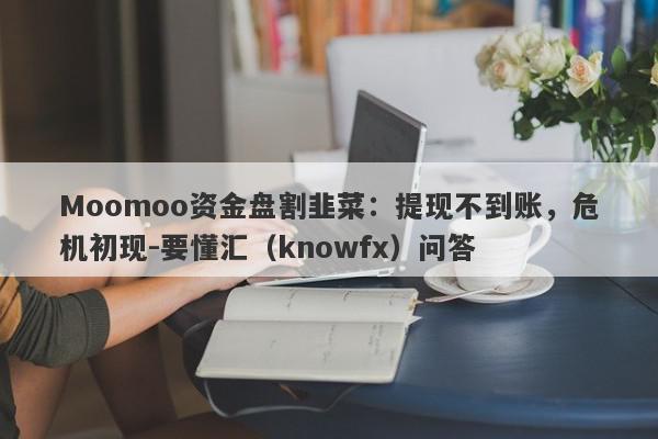 Moomoo资金盘割韭菜：提现不到账，危机初现-要懂汇（knowfx）问答