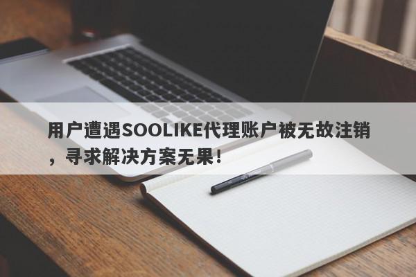 用户遭遇SOOLIKE代理账户被无故注销，寻求解决方案无果！