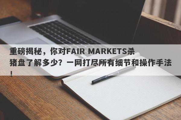 重磅揭秘，你对FAIR MARKETS杀猪盘了解多少？一网打尽所有细节和操作手法！