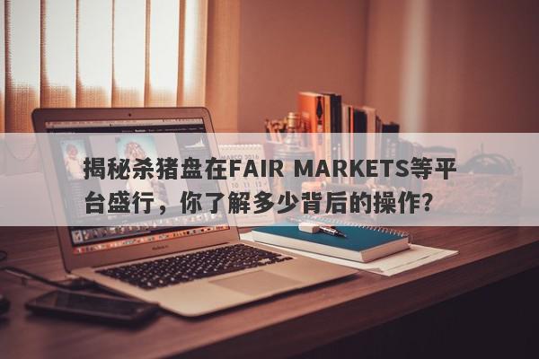 揭秘杀猪盘在FAIR MARKETS等平台盛行，你了解多少背后的操作？