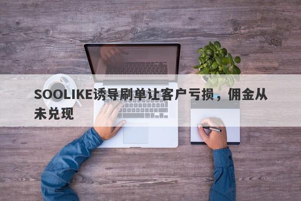 SOOLIKE诱导刷单让客户亏损，佣金从未兑现