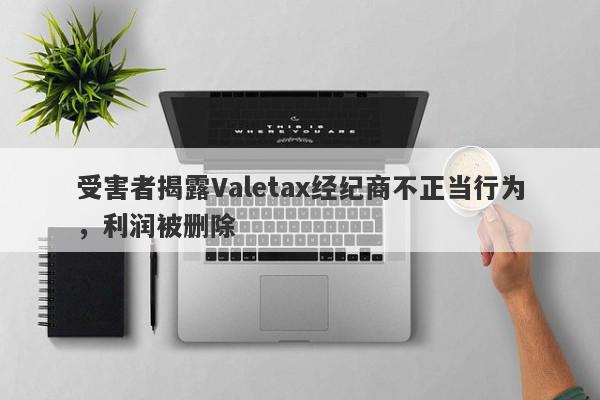 受害者揭露Valetax经纪商不正当行为，利润被删除