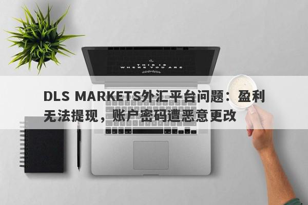 DLS MARKETS外汇平台问题：盈利无法提现，账户密码遭恶意更改