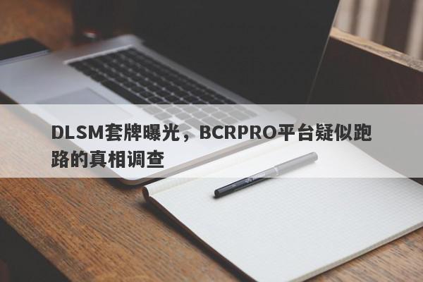 DLSM套牌曝光，BCRPRO平台疑似跑路的真相调查