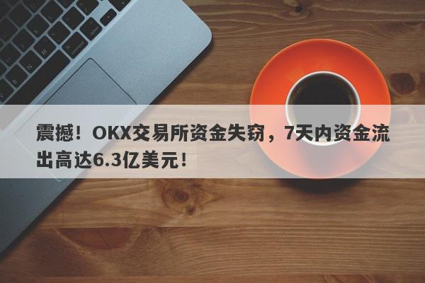 震撼！OKX交易所资金失窃，7天内资金流出高达6.3亿美元！