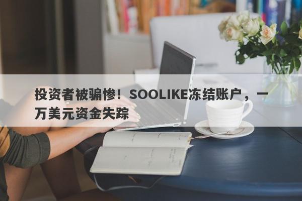 投资者被骗惨！SOOLIKE冻结账户，一万美元资金失踪