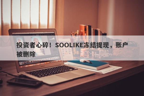 投资者心碎！SOOLIKE冻结提现，账户被删除