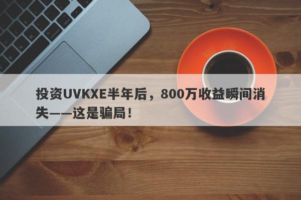 投资UVKXE半年后，800万收益瞬间消失——这是骗局！